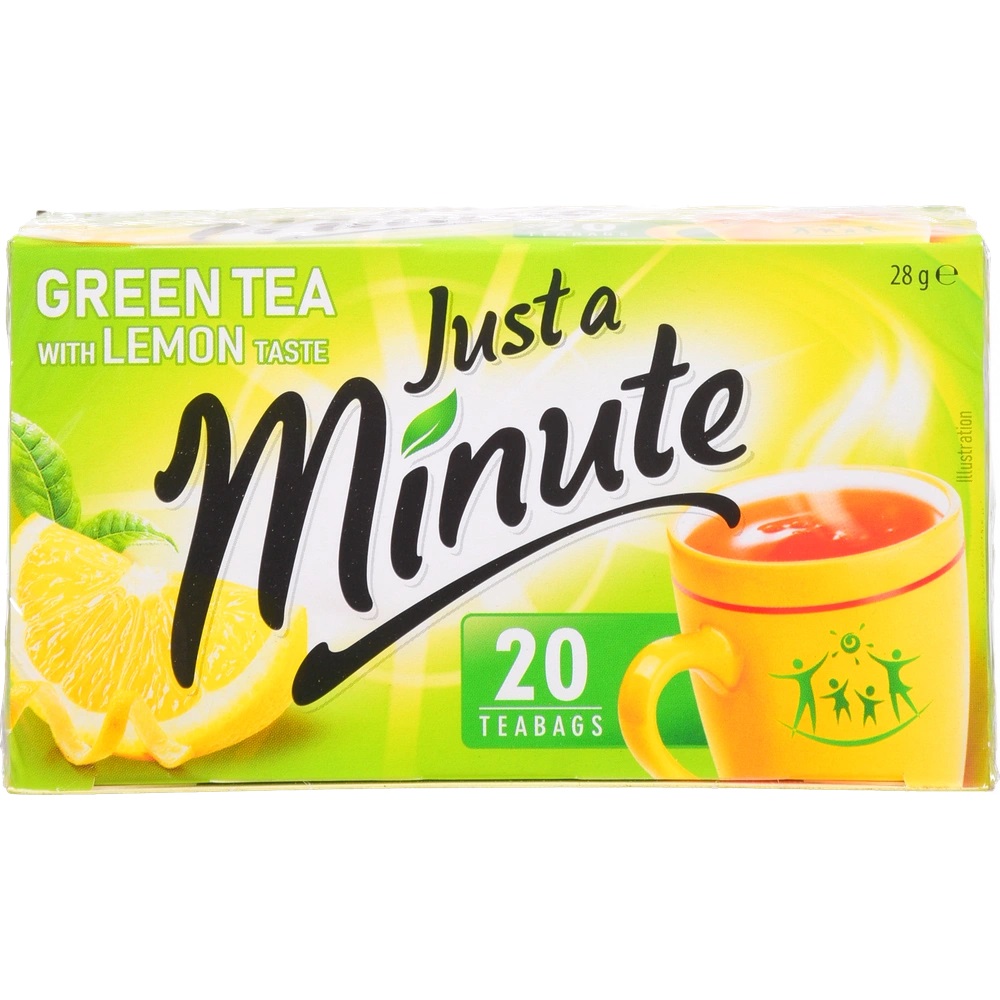 Чай Just a Minute 20 шт. зелений Лимон